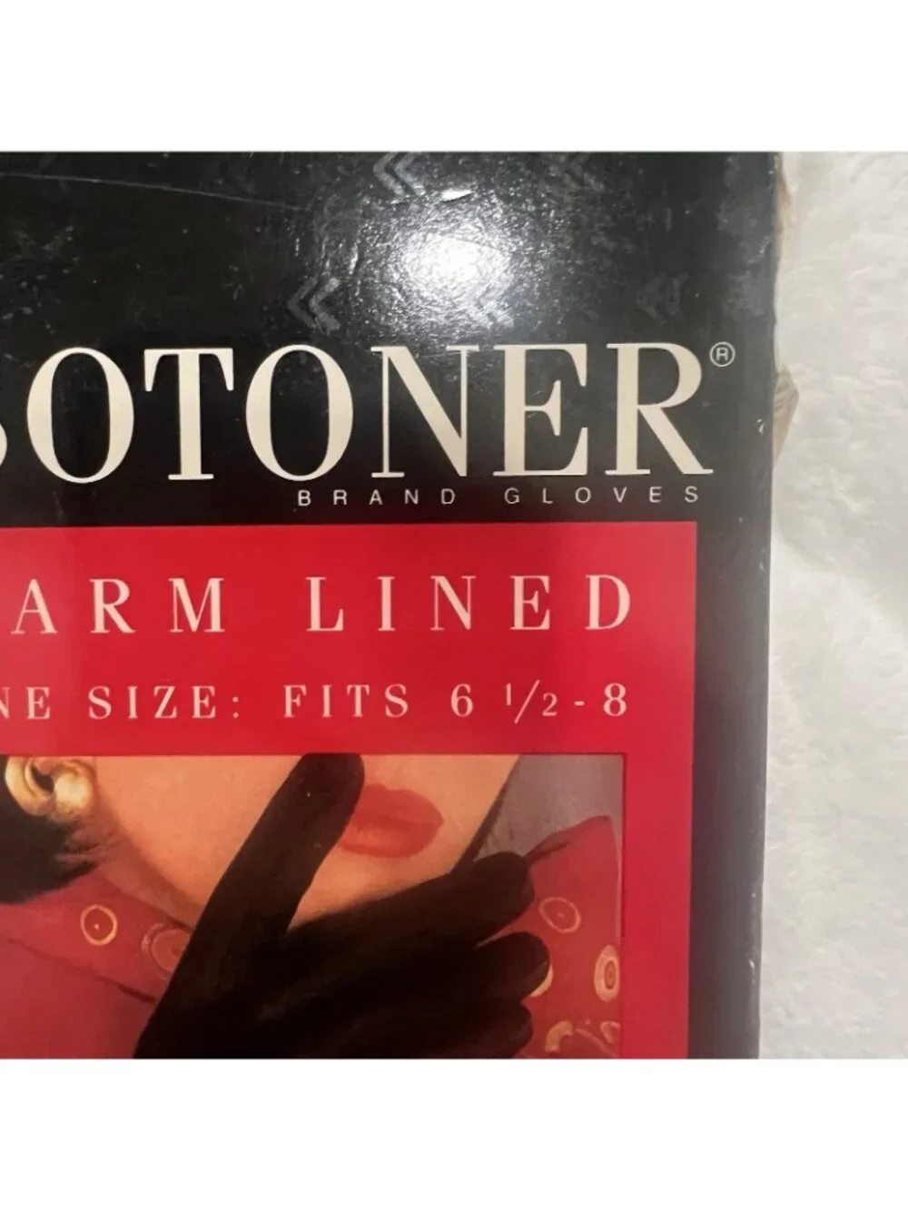 Isotoner Warm Lined Gloves Taupe Women One Size 6.5-8 Leather Trim NIB - Picture 6 of 9